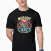 "Empower your journey with our motivational T-shirt: 'Nobody cares, Work Harder.' A daily reminder to stay focused and hustle relentlessly. Elevate your style and mindset. Order now!"