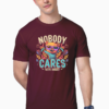 "Empower your journey with our motivational T-shirt: 'Nobody cares, Work Harder.' A daily reminder to stay focused and hustle relentlessly. Elevate your style and mindset. Order now!"