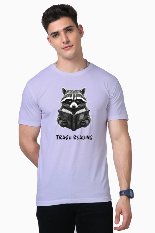 "Explore whimsical style with our Raccoon Trash Reading Tee. Adorable design, comfy fit – a perfect blend of charm and casual cool. 📚🦝 #FashionReads"