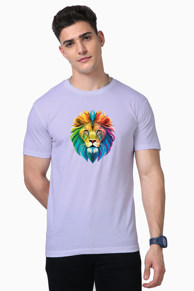 49 Cotton tshirt for men Warrior Lion,Cotton tshirt women- Teetrendo.com, Men's T-shirts, Women's Graphic Tees, Retro Graphic Tees, Graphic Tee, Custom T-shirt, Printed Apparel, Unique T-shirt Designs, Casual Wear, Cotton T-shirts, Pop Culture Shirts, Vintage T-shirt