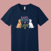 2 Best Half Sleeve T-shirt, Bark,Fetch and Love Teetrendo