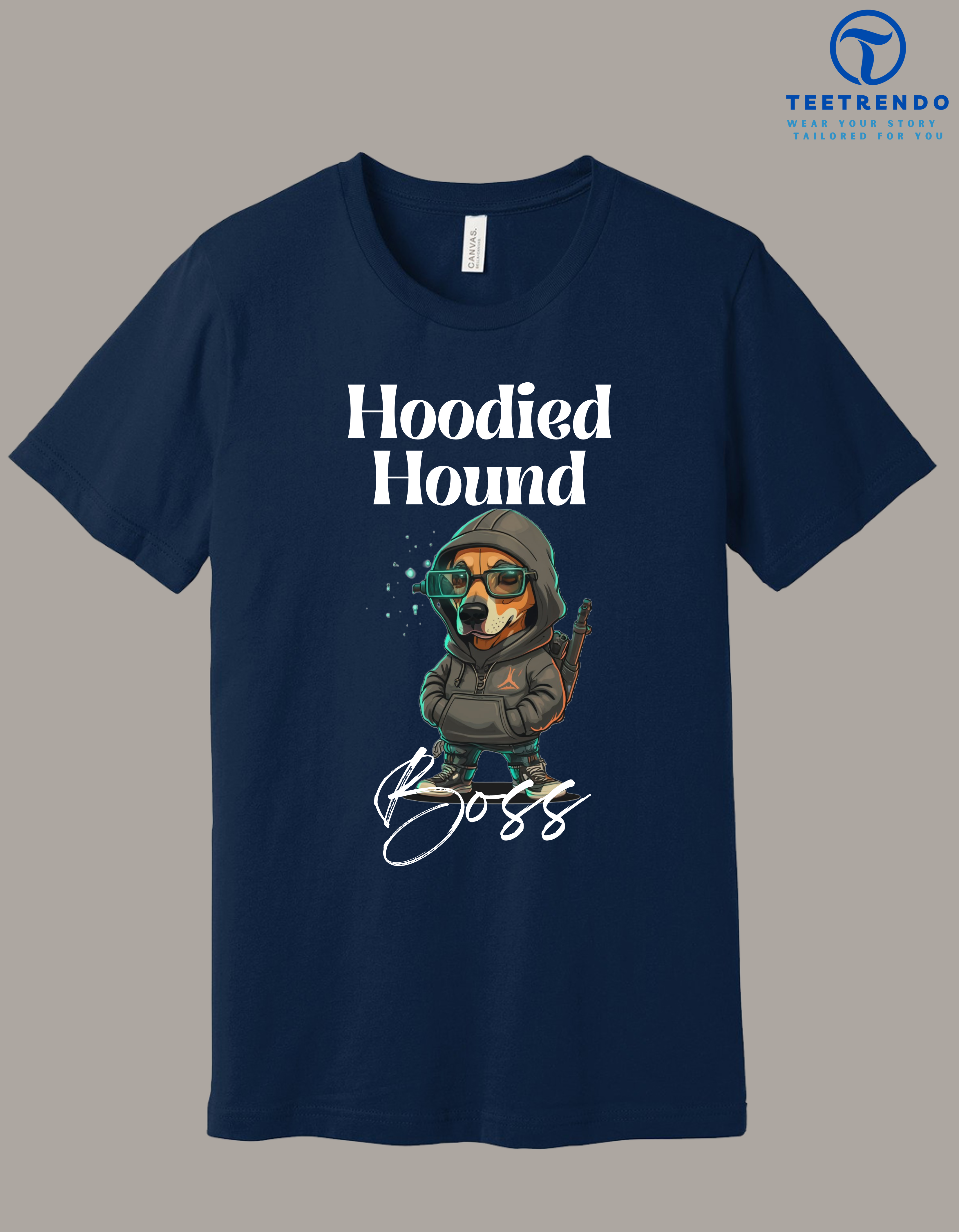 2 Hoodie Hounds Best Cotton Half Sleeve T-shirt, Teetrendo