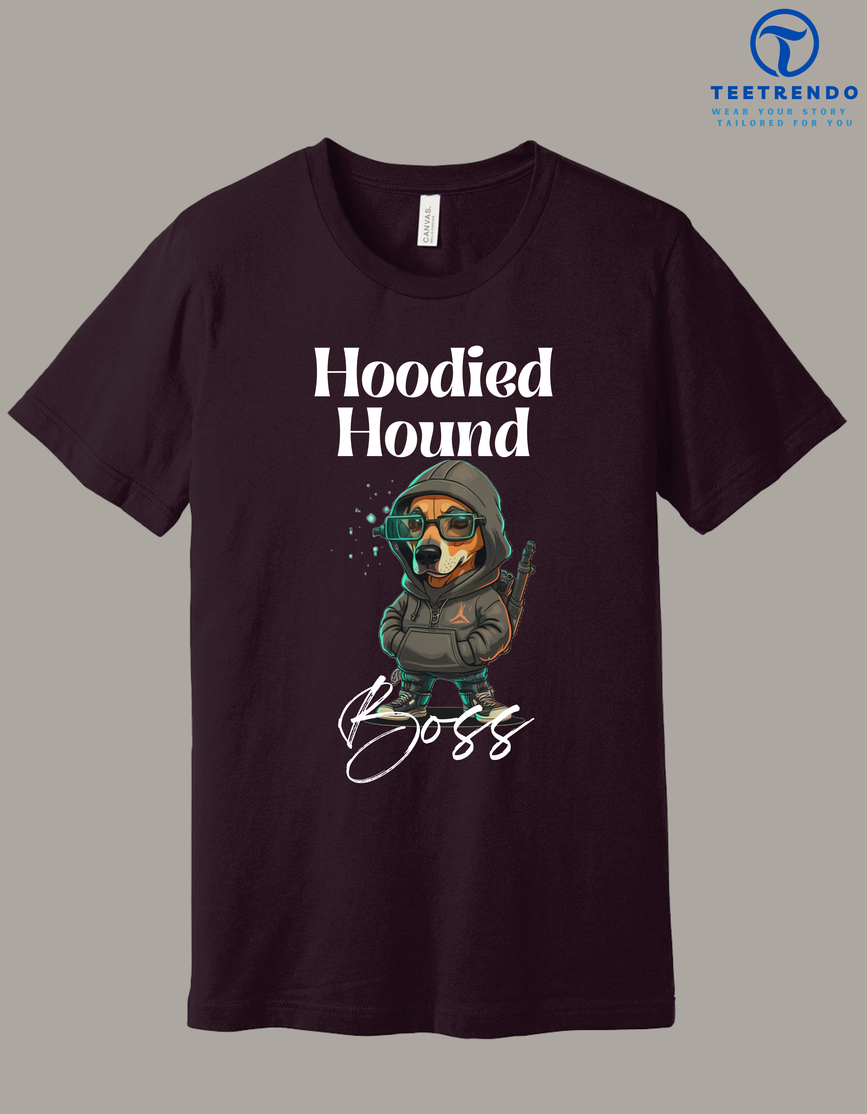 3 Hoodie Hounds Best Cotton Half Sleeve T-shirt, Teetrendo