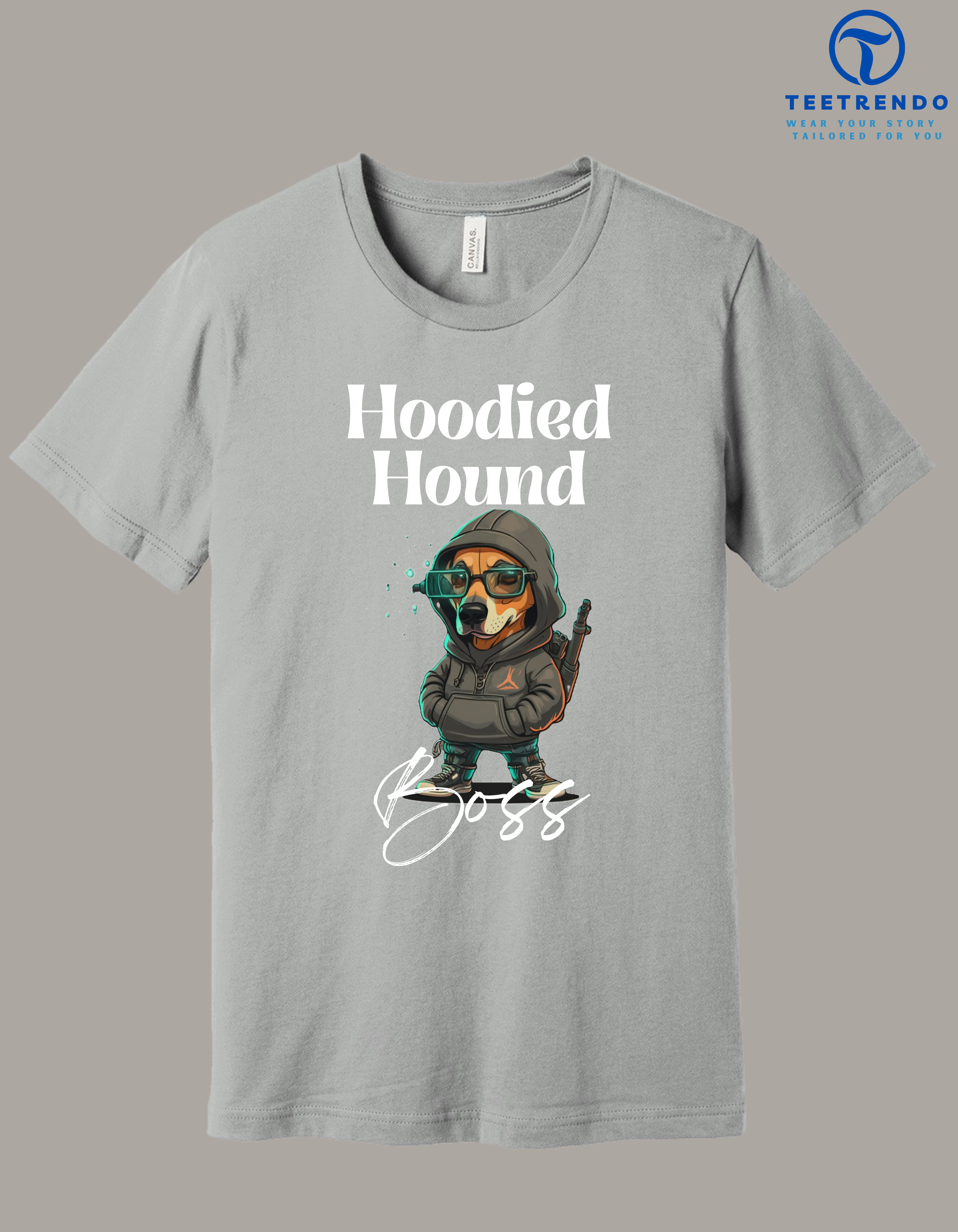 5 Hoodie Hounds Best Cotton Half Sleeve T-shirt, Teetrendo