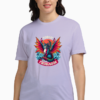 Women Cotton Tshirt, Cat Design Today I am Dragon