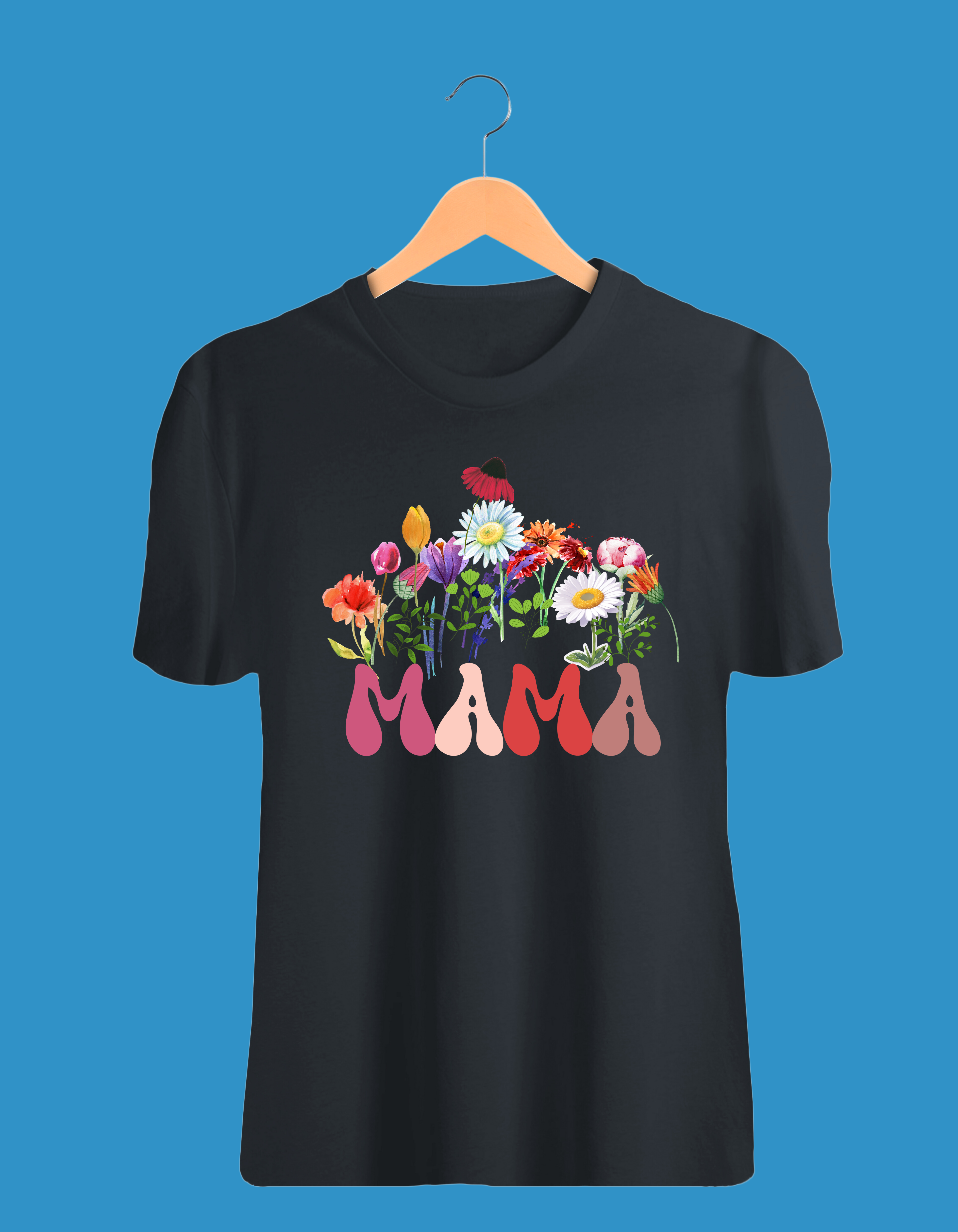 1 Happy MAMA's Day 100% Cotton Printed T-Shirt