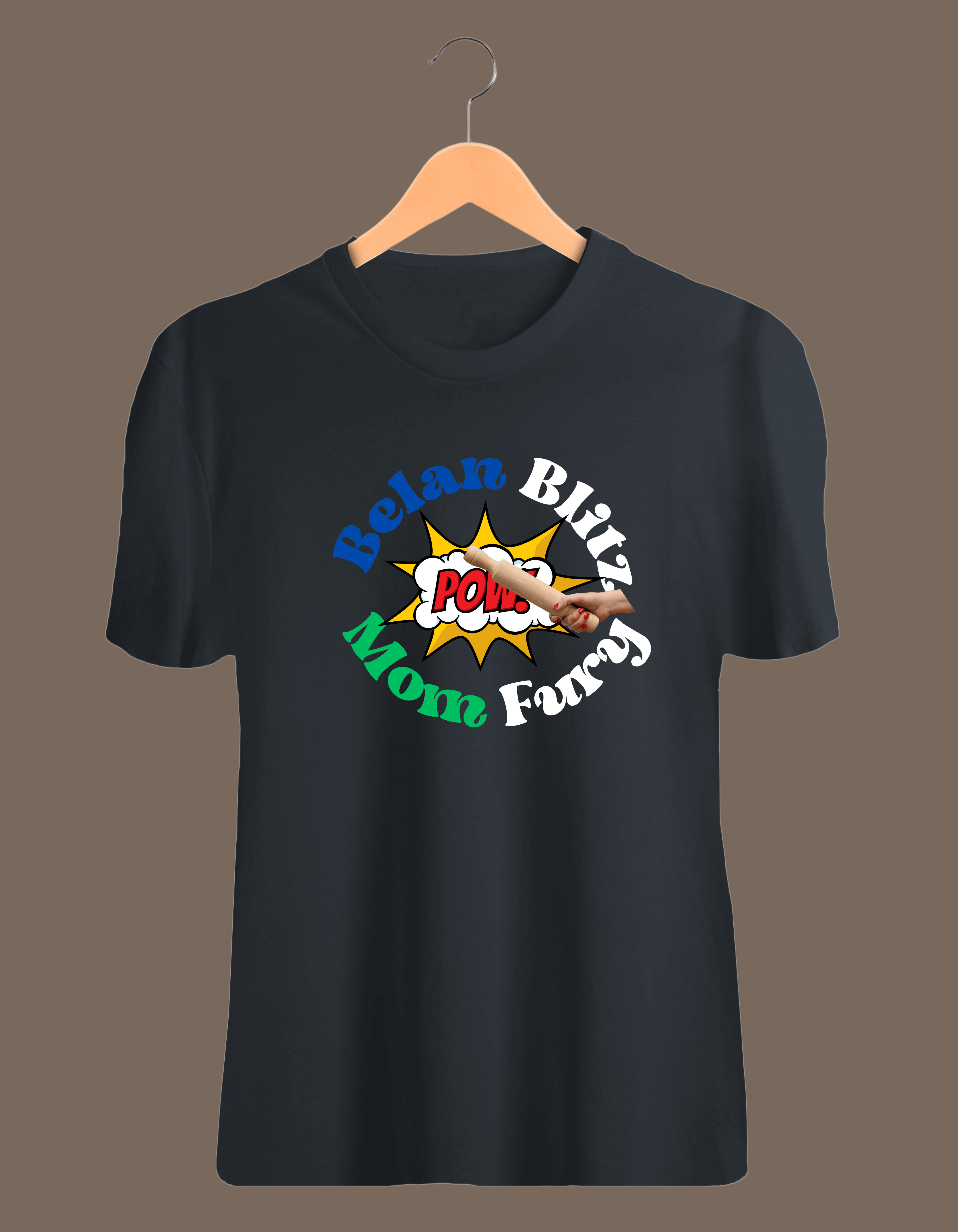 1 Belan Bliz-happy Mother's Day,-Half Sleeve Cotton T-Shirt