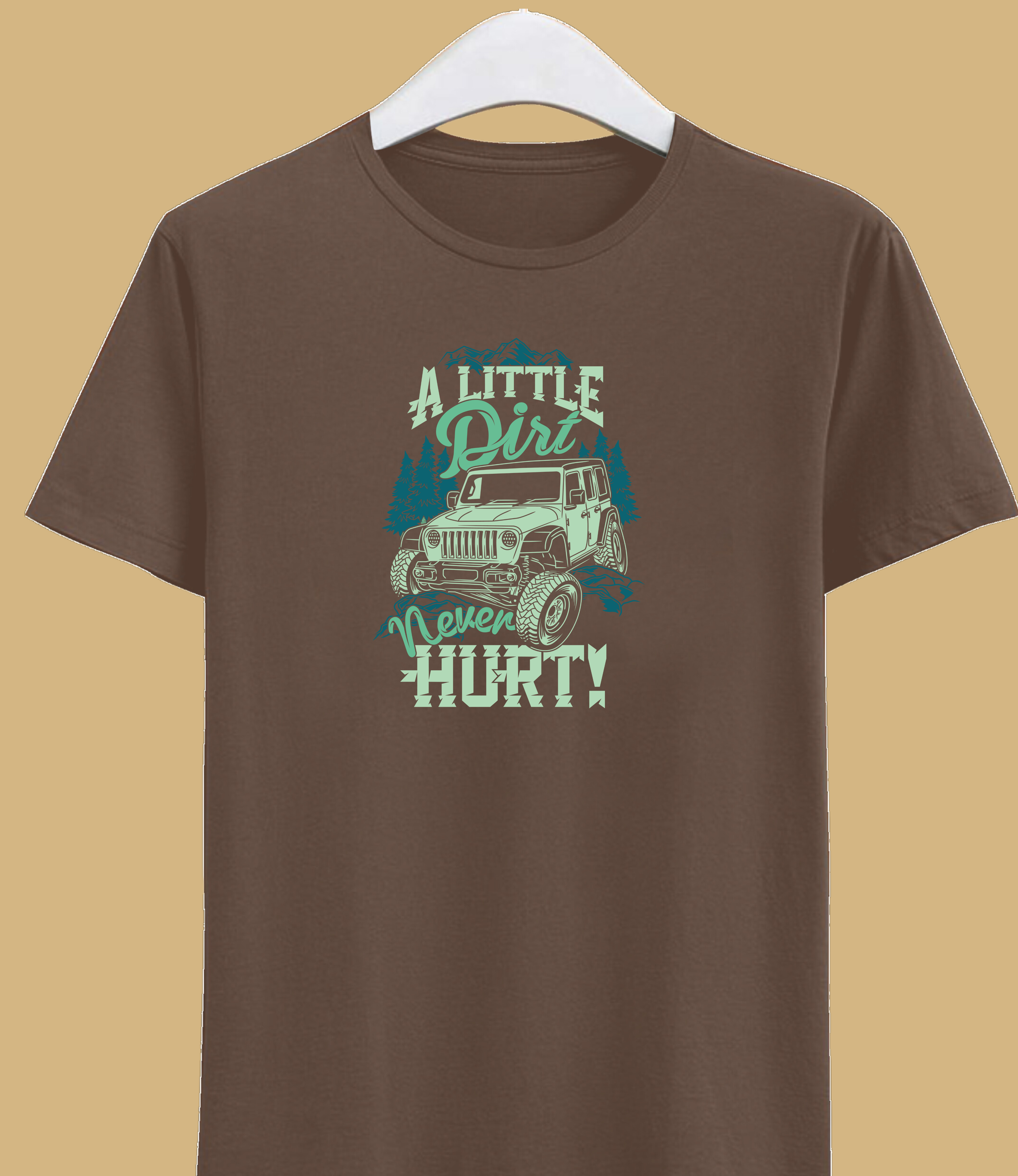 2 Little Dirt Road Travel high quality cotton T-shirts
