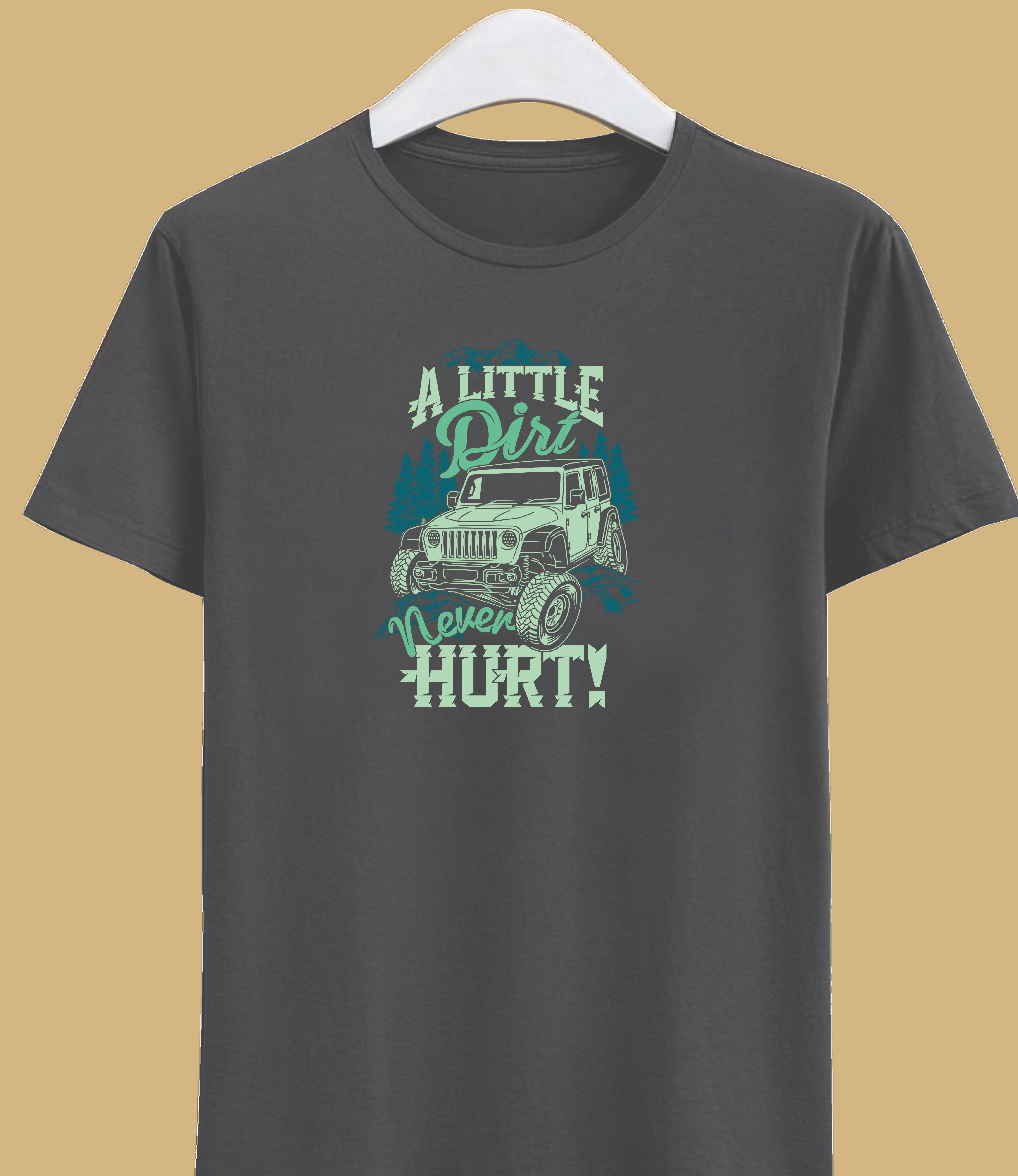 3 Little Dirt Road Travel high quality cotton T-shirts