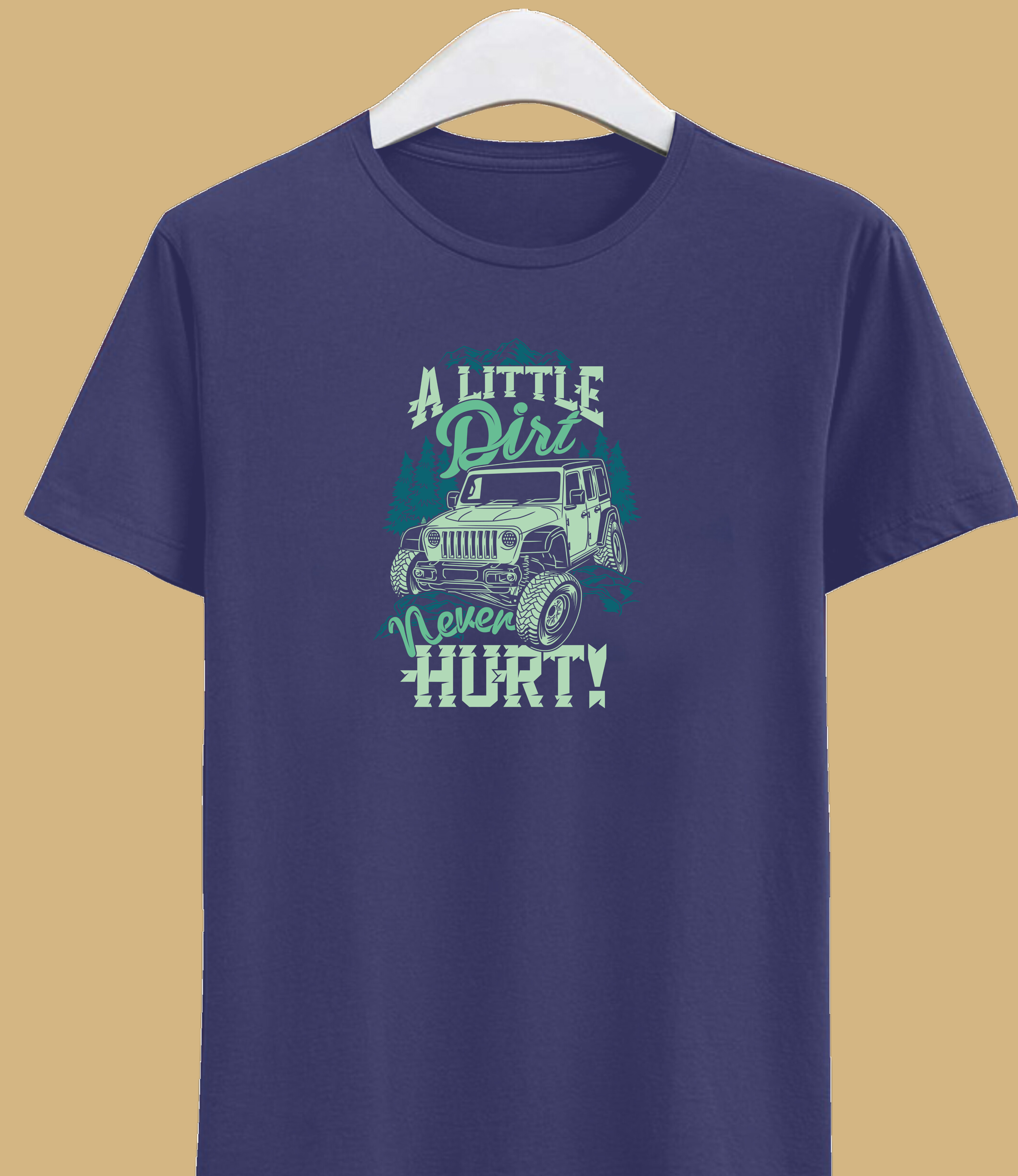 4 Little Dirt Road Travel high quality cotton T-shirts