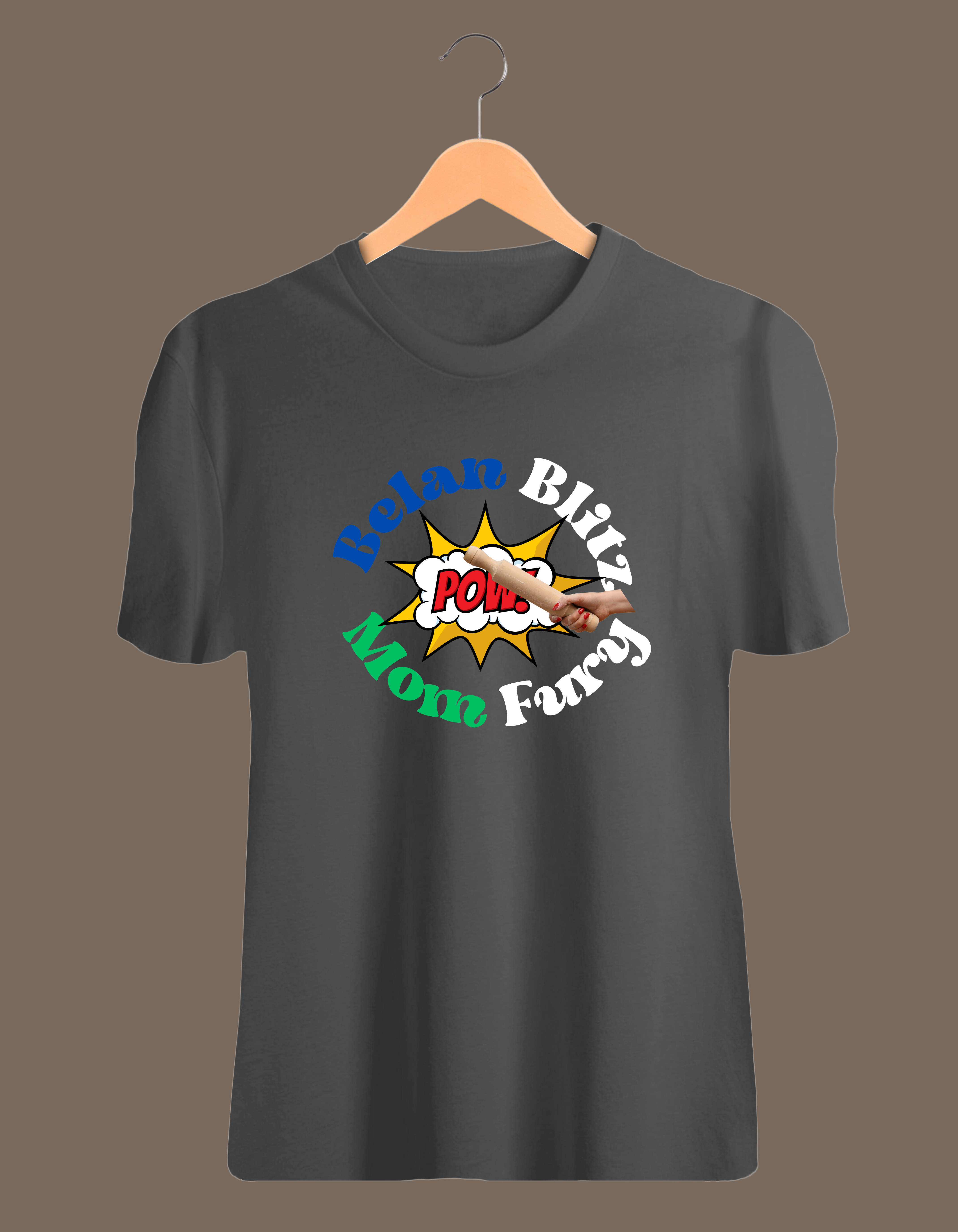 4 Belan Bliz-happy Mother's Day,-Half Sleeve Cotton T-Shirt