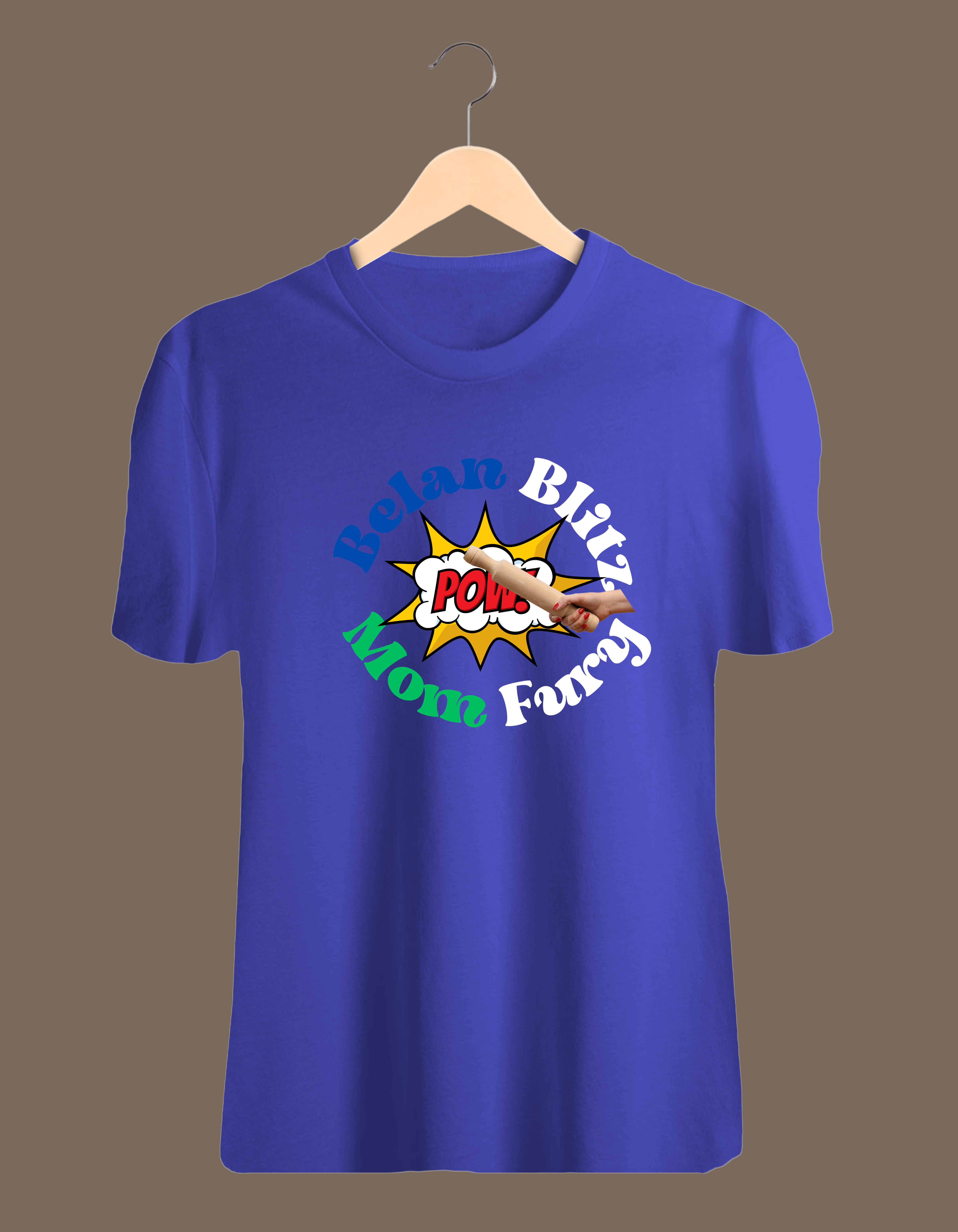 5 Belan Bliz-happy Mother's Day,-Half Sleeve Cotton T-Shirt