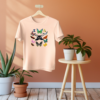 Beautiful butterfly half sleeves printed cotton Tees