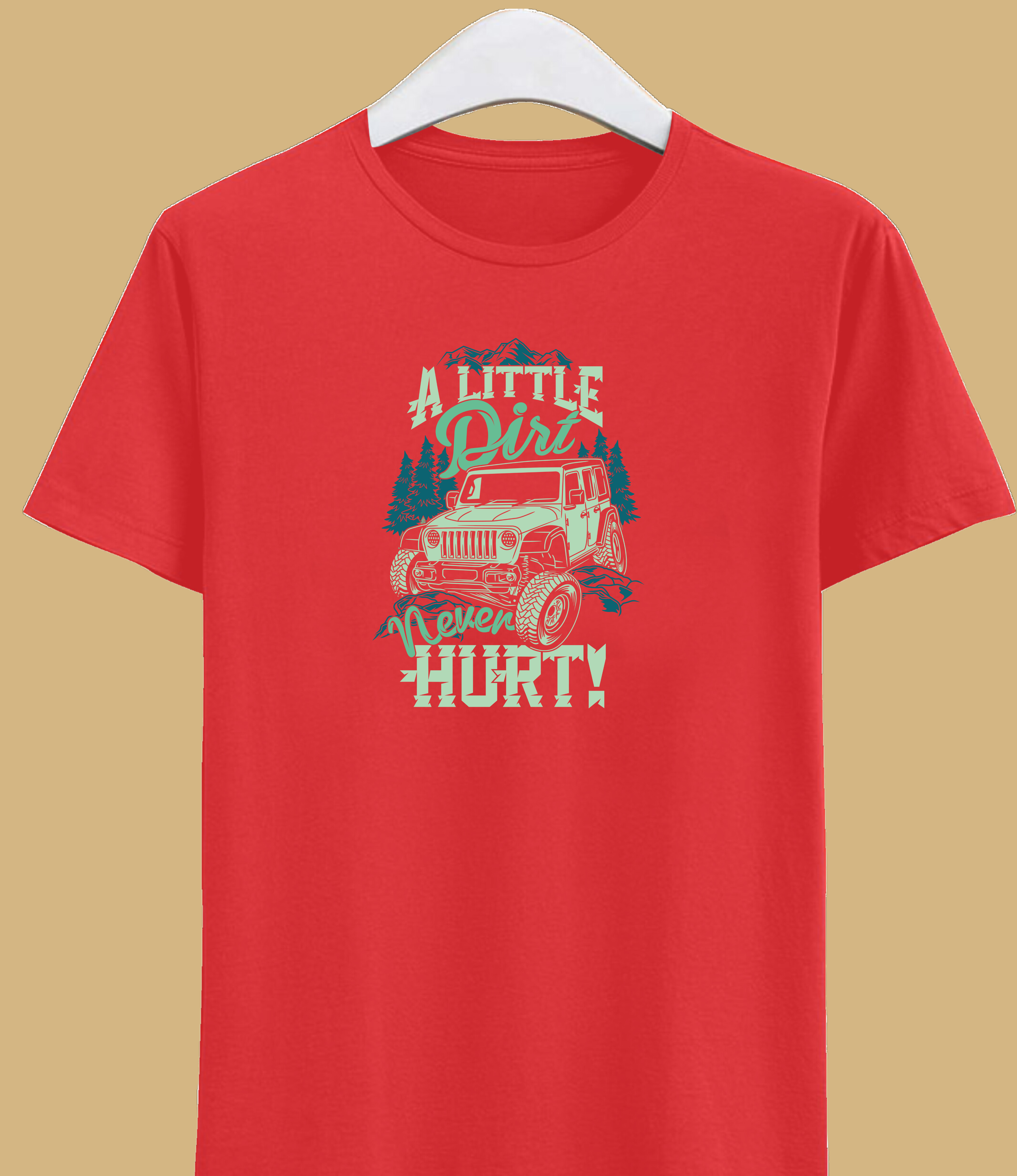 6 Little Dirt Road Travel high quality cotton T-shirts