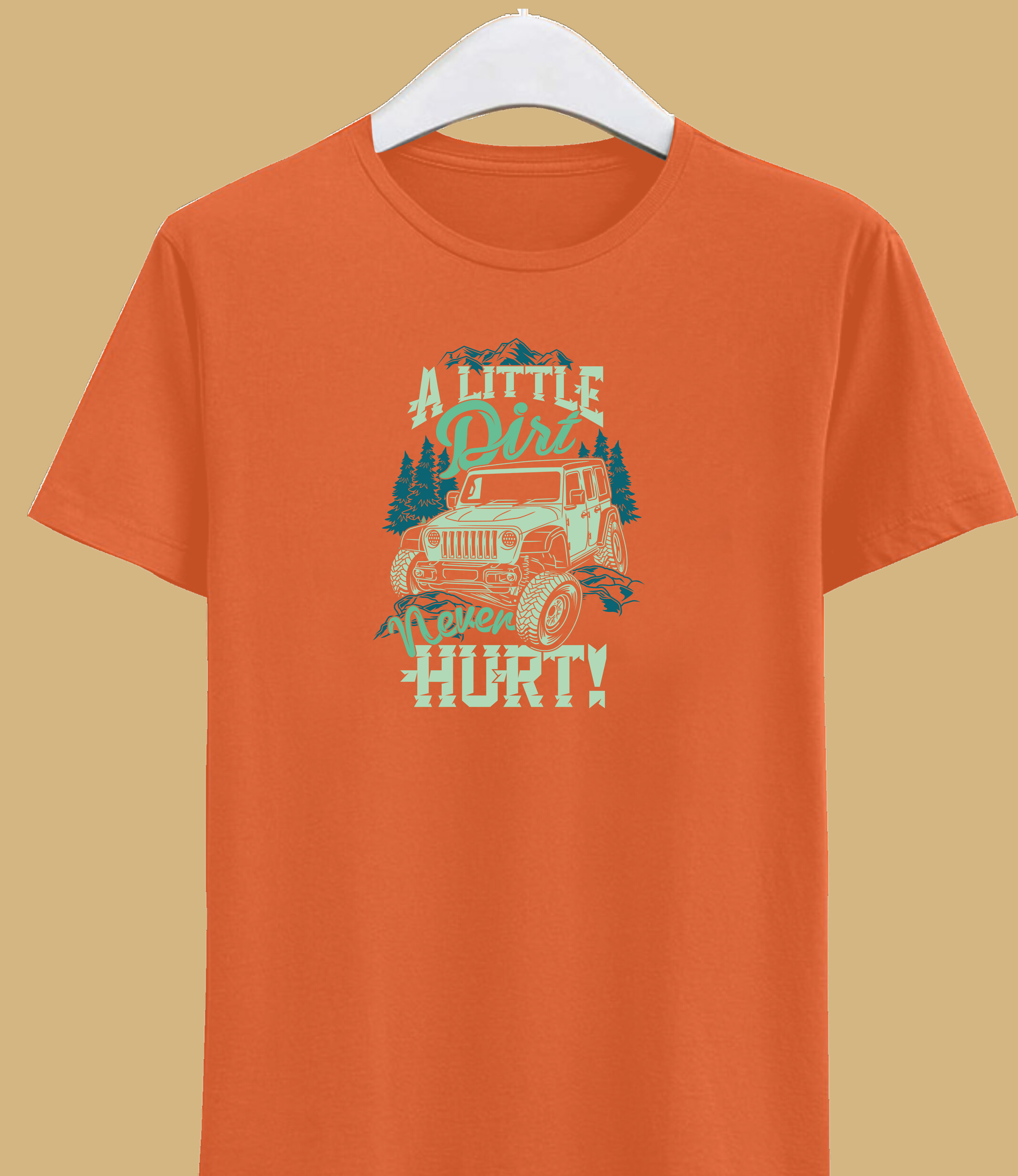 7 Little Dirt Road Travel high quality cotton T-shirts