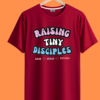 3 Raising Tiny Disciples Super MOM Half Sleeve Tshirt