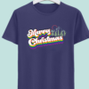 Merry Christmas" - Festive Holiday Half Sleeve T-Shirt