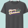 Merry Christmas" - Festive Holiday Half Sleeve T-Shirt