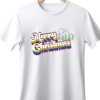 Merry Christmas" - Festive Holiday Half Sleeve T-Shirt