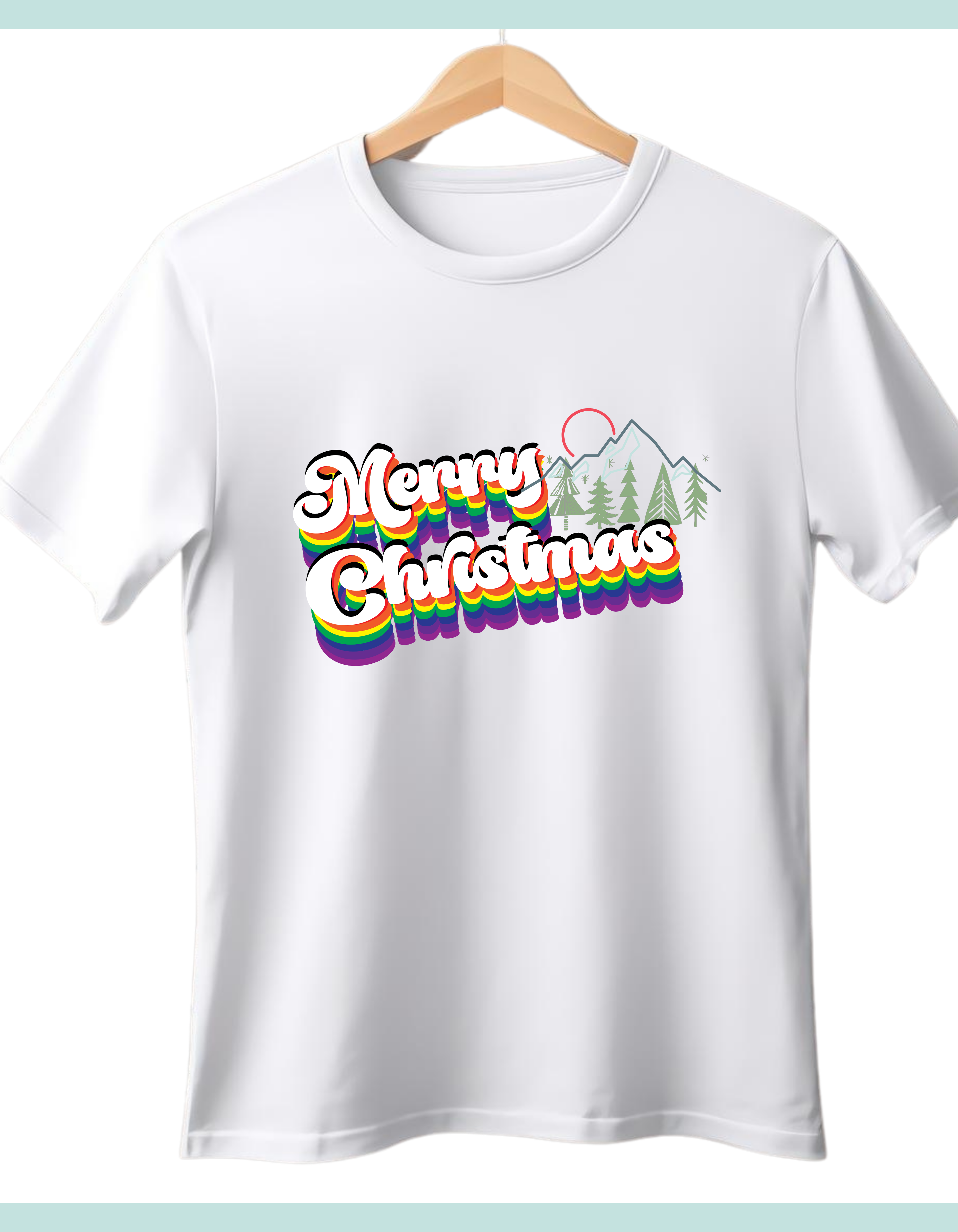 4 Merry Christmas" - Festive Holiday Half Sleeve T-Shirt