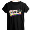 Merry Christmas" - Festive Holiday Half Sleeve T-Shirt