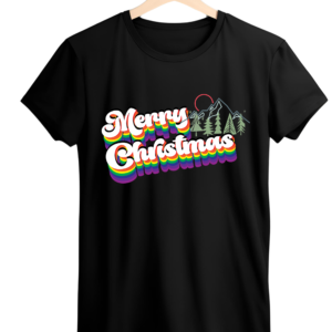 5 Merry Christmas" - Festive Holiday Half Sleeve T-Shirt