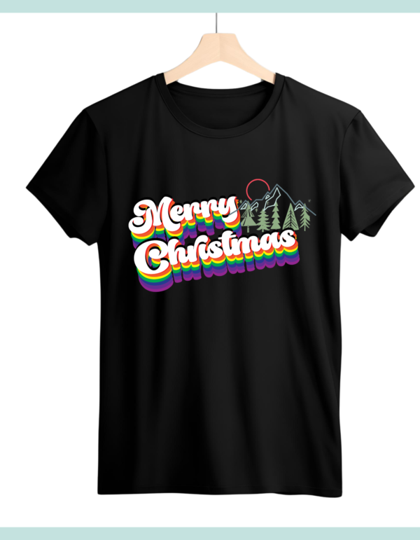 5 Merry Christmas" - Festive Holiday Half Sleeve T-Shirt