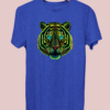 Fierce Tiger" - Bold Graphic Half Sleeve T-Shirt