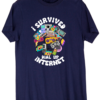 11 I Barely Survived the Agony of Dial-Up Internet Premium Cotton T-Shirt