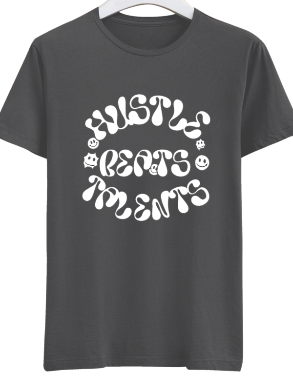 2 Level up your grind with our Hustle Cotton T-shirt – ultra-comfortable, durable, and designed for go-getters. Stay motivated in style. Shop now