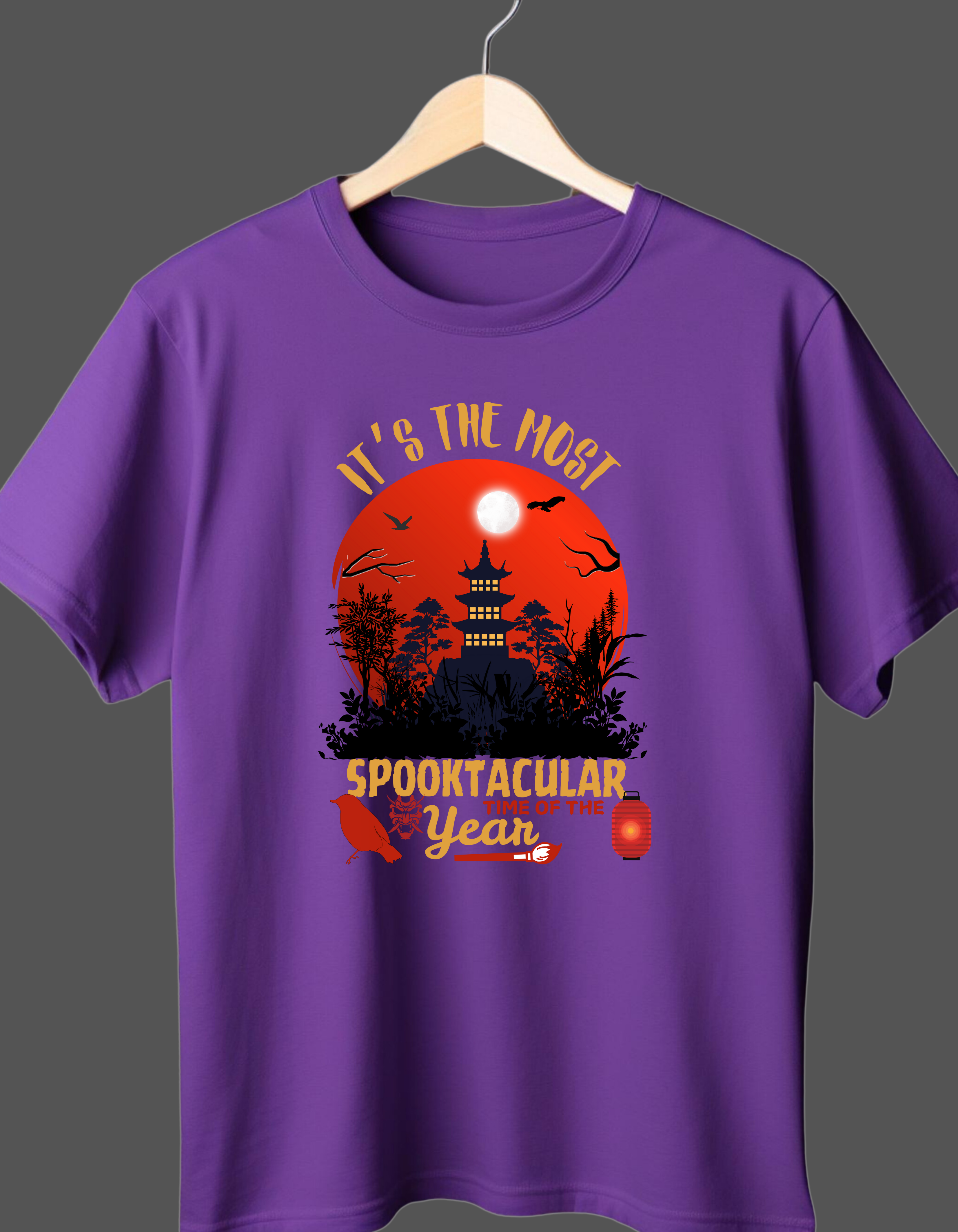 2 Japanese Spooctakular Year Premium cotton T-shirt