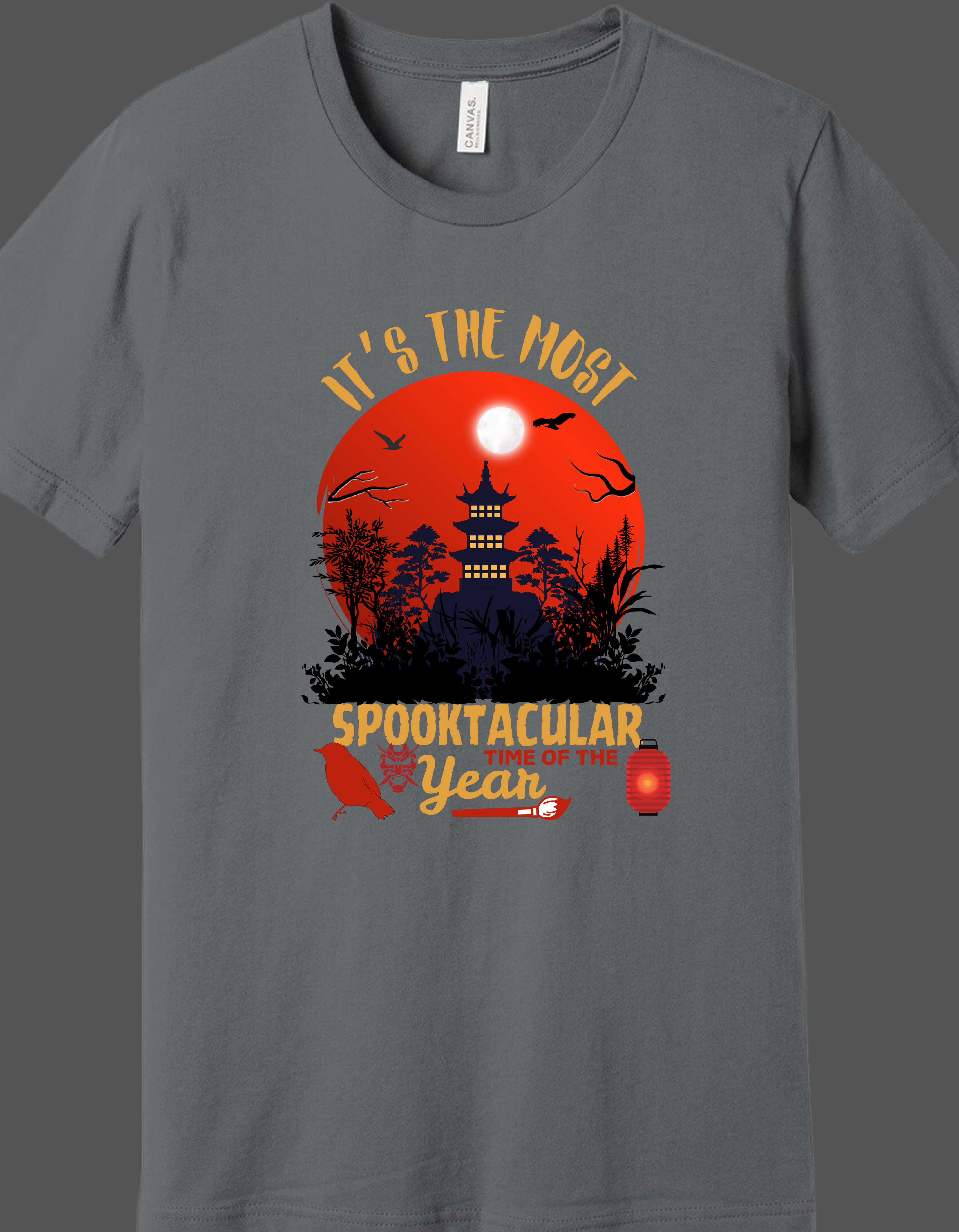 3 Japanese Spooctakular Year Premium cotton T-shirt