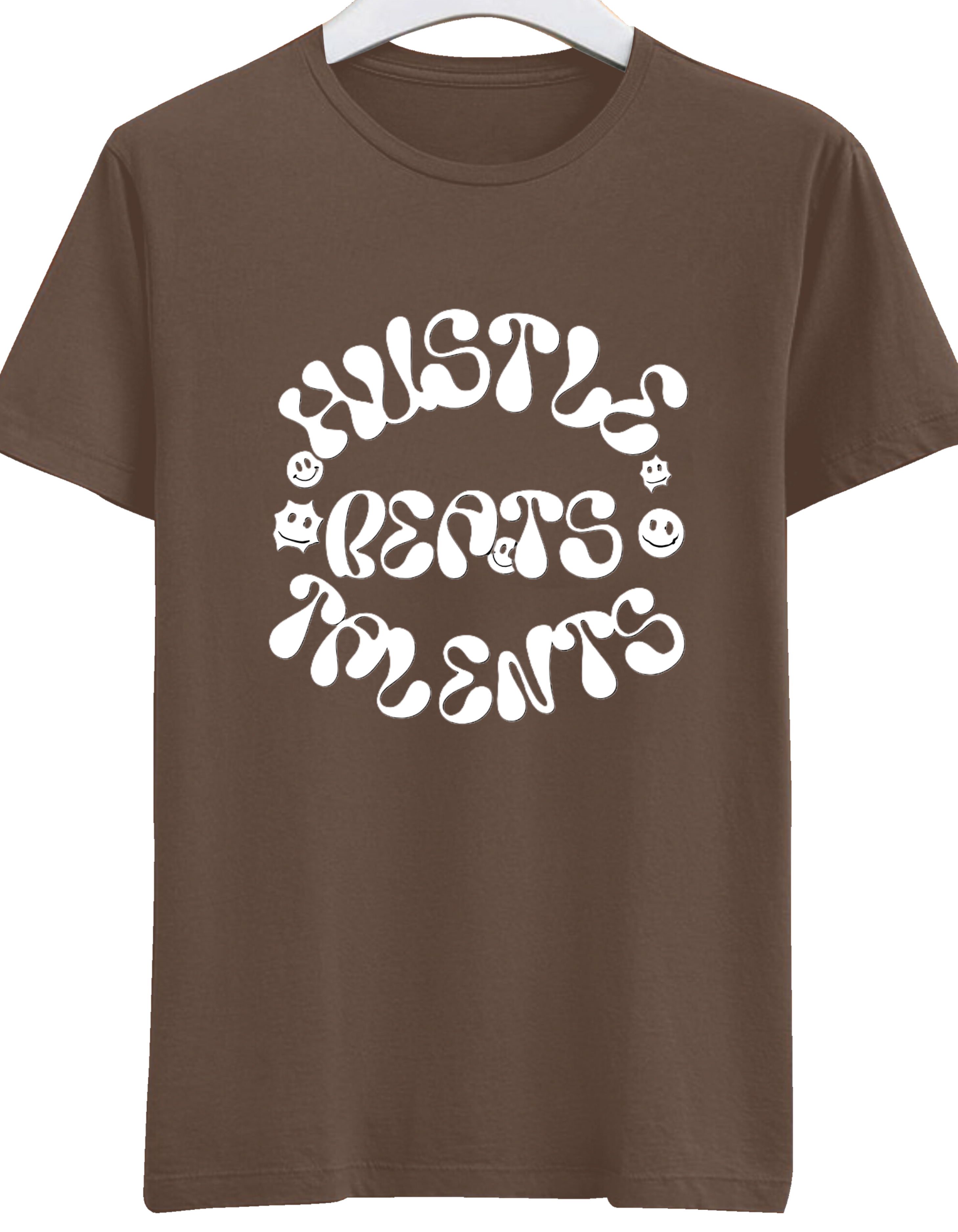 Level up your grind with our Hustle Cotton T-shirt – ultra-comfortable, durable, and designed for go-getters. Stay motivated in style. Shop now