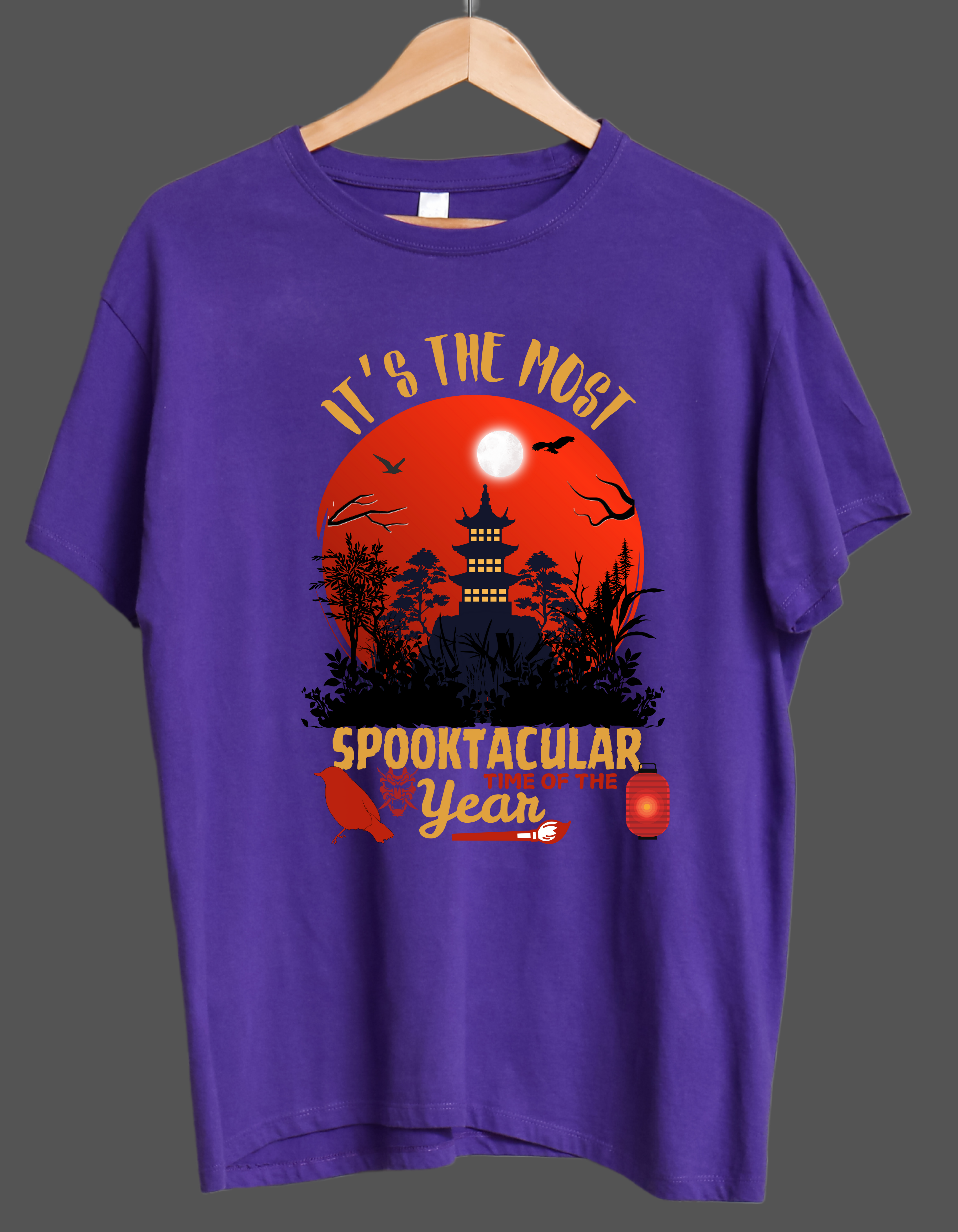 4 Japanese Spooctakular Year Premium cotton T-shirt