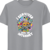 4 I Barely Survived the Agony of Dial-Up Internet Premium Cotton T-Shirt