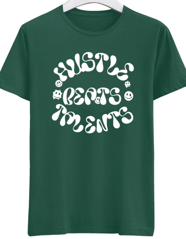 6 Level up your grind with our Hustle Cotton T-shirt – ultra-comfortable, durable, and designed for go-getters. Stay motivated in style. Shop now
