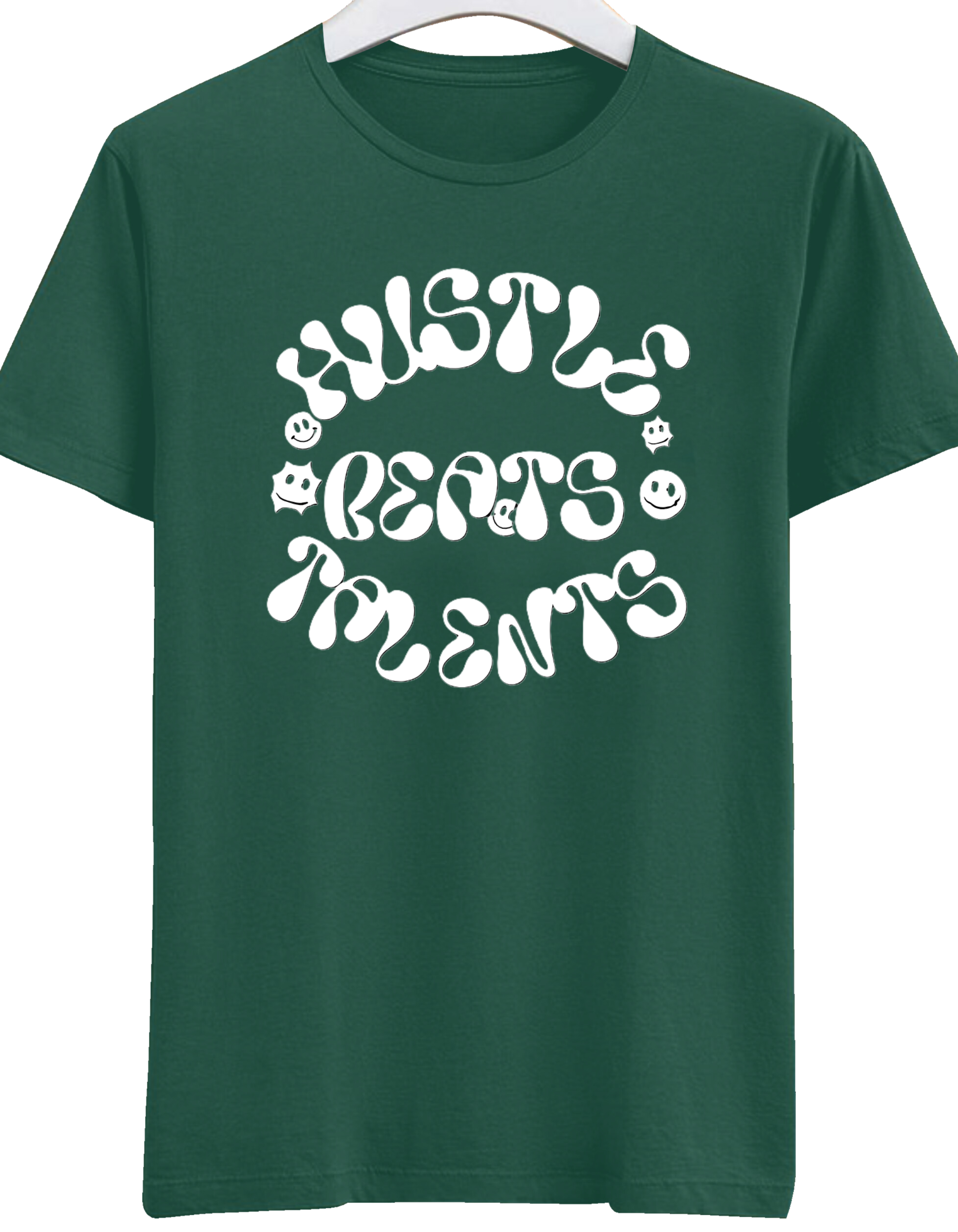 Level up your grind with our Hustle Cotton T-shirt – ultra-comfortable, durable, and designed for go-getters. Stay motivated in style. Shop now