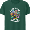7 I Barely Survived the Agony of Dial-Up Internet Premium Cotton T-Shirt