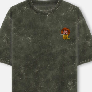 Unisex Acid Washed Oversized Tee